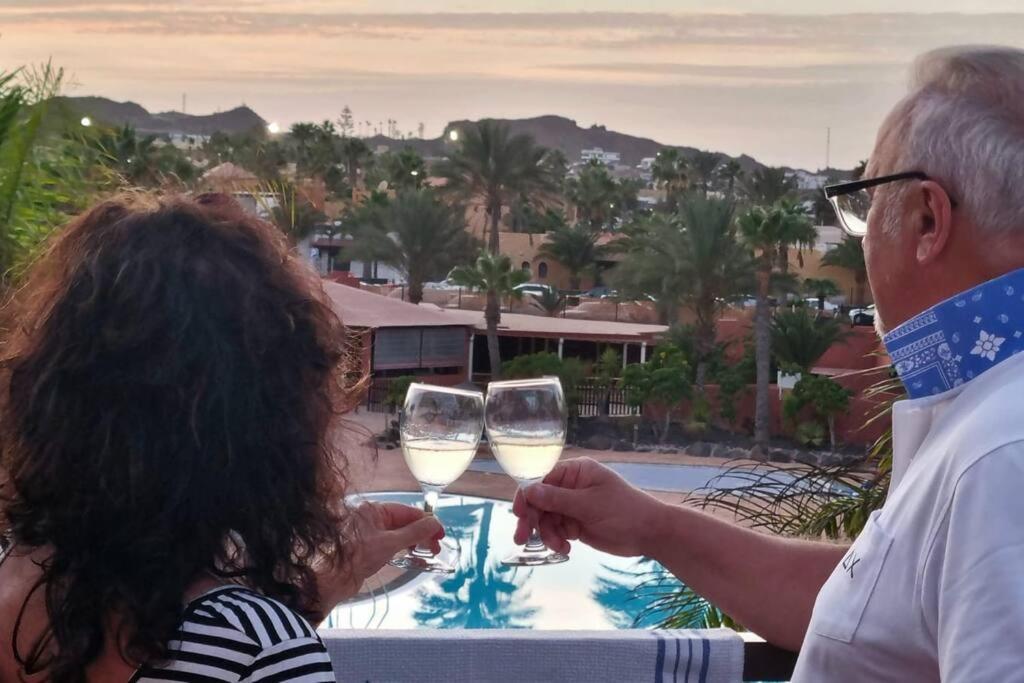Appartamento Frangipani Con Terrazza E Piscina Corralejo Exterior foto