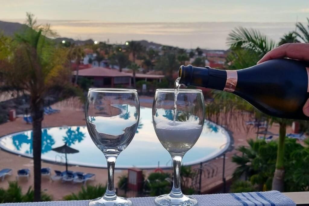 Appartamento Frangipani Con Terrazza E Piscina Corralejo Exterior foto